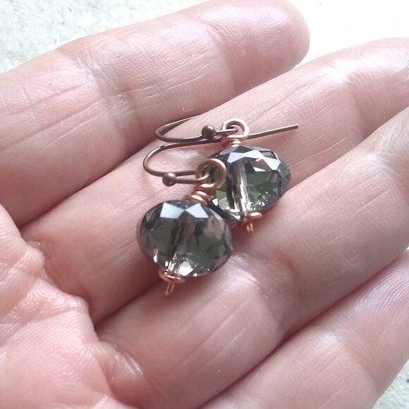 Reversible! Sexy Glam Bling Drop Earrings! Think Clubbing & Festive Evening Wear - Picture 7 of 8